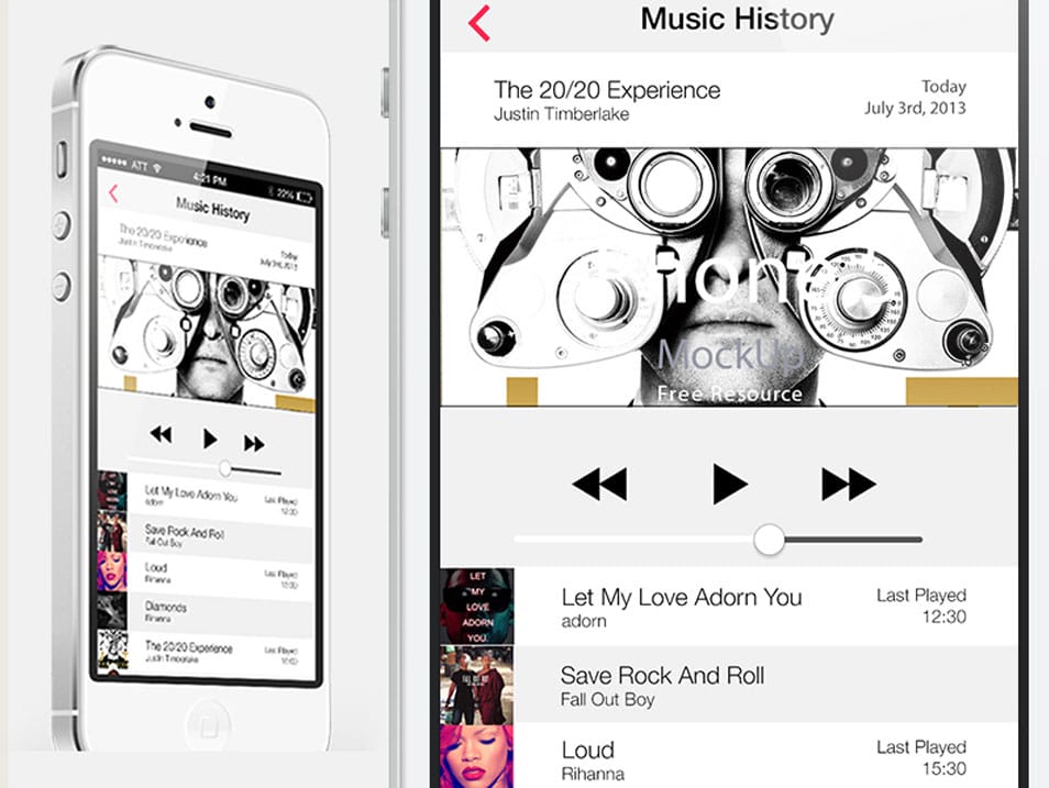 Music History for ios7