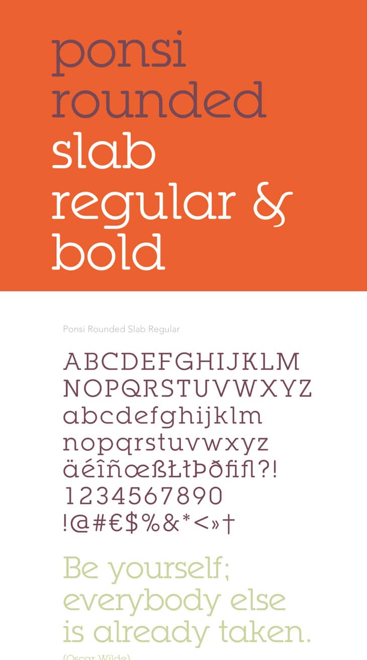 Ponsi-Rounded-Slab Free Downloadable Fonts