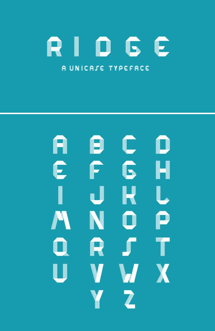 Ridge-Typeface