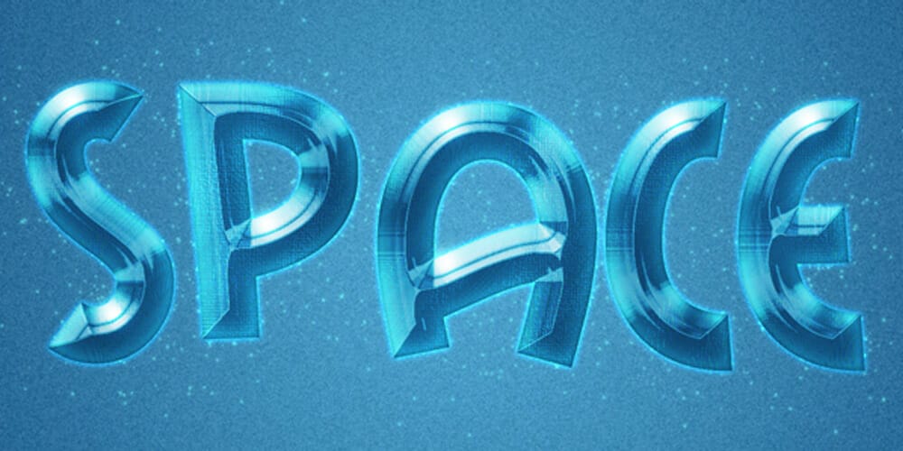 Space Style Text Effect