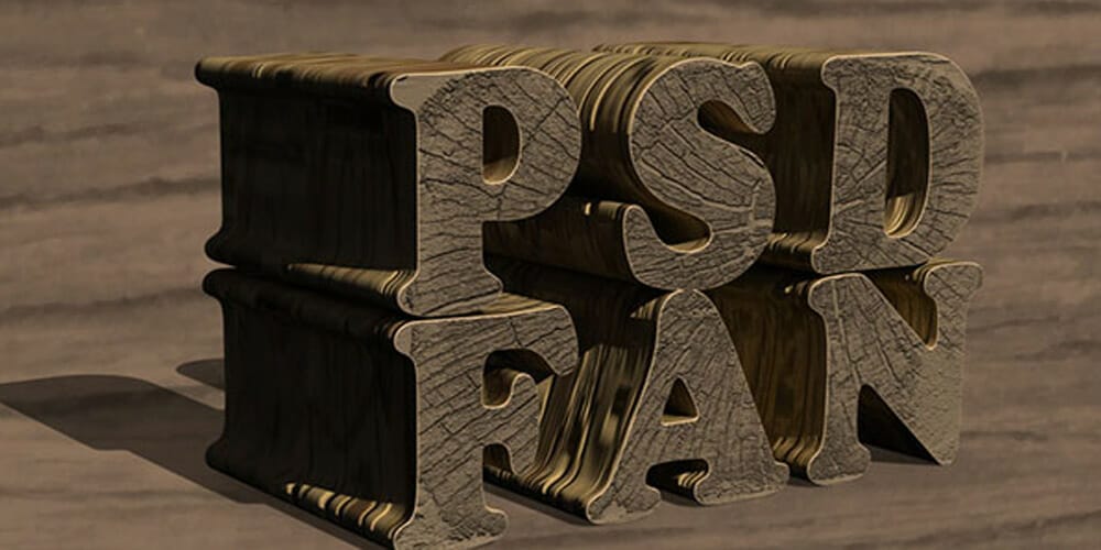 Textured Wooden Text Effect Using Photoshop