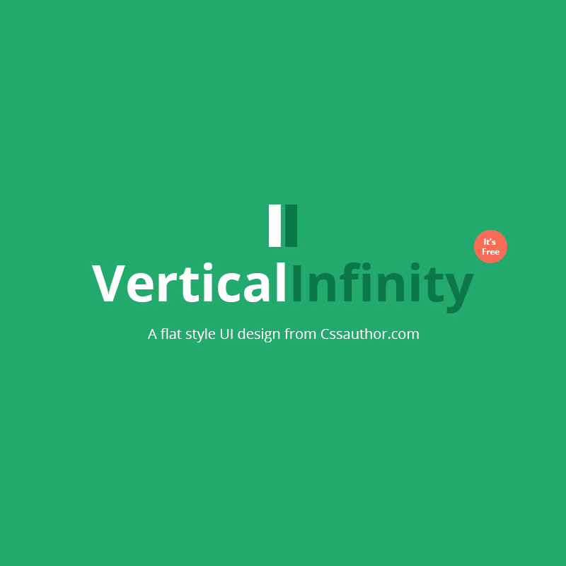 Vertical Infinity A Mega Flat Style UI Kit PSD for Free Download