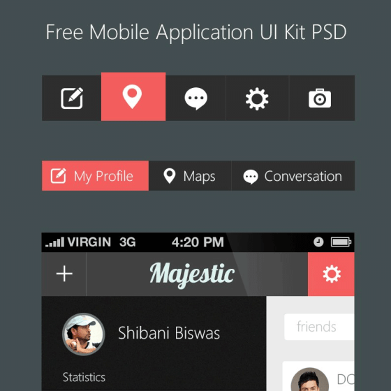 Best Free Elements for Mobile UI Designing