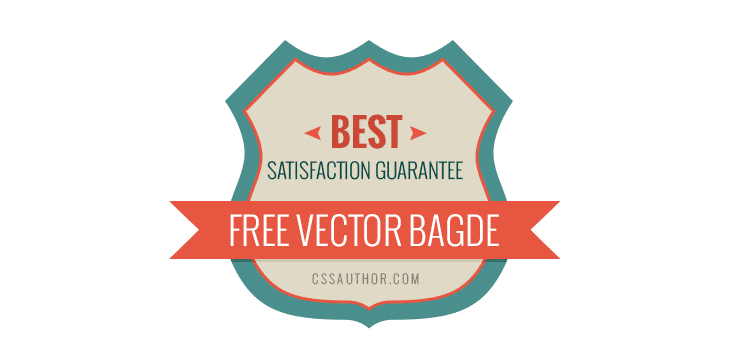Satisfaction Guarantee Badge PSD - cssauthor.com