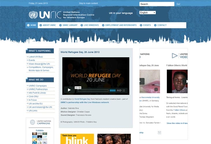 United Nations Regional Information Centre for Western Europe - UNRIC