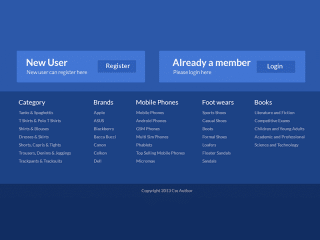 Beautiful Footer Design PSD Templates for Websites