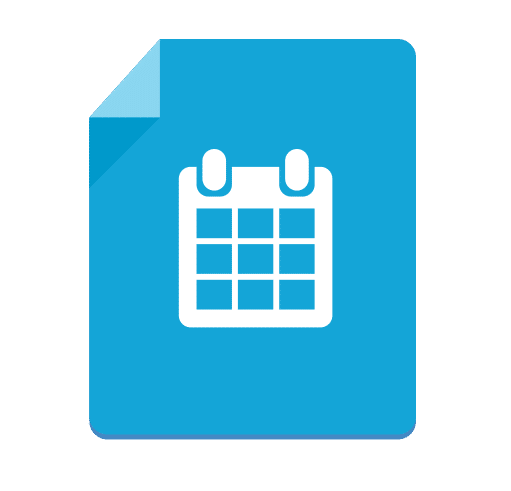 Calendar Flat Long Shadow Icon - cssauthor.com