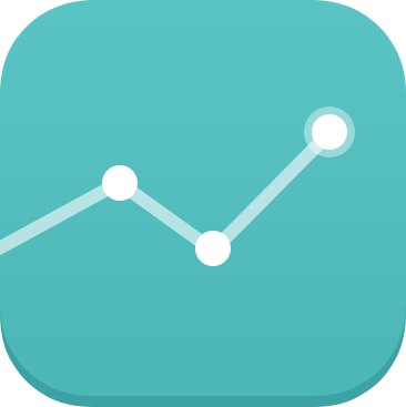 Graph Chart iOS7 Icon - cssauthor.com