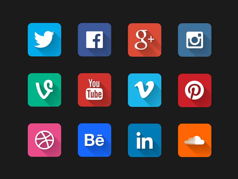 Long-Shadow-Social-Icons