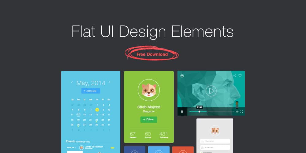 Flat UI Design Elements