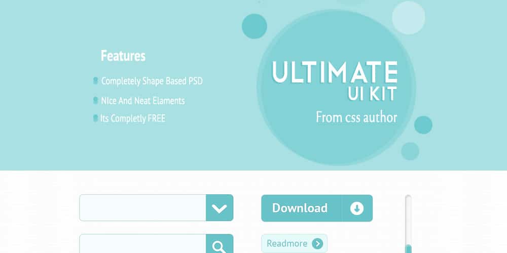 Free Ultimate UI Kit PSD