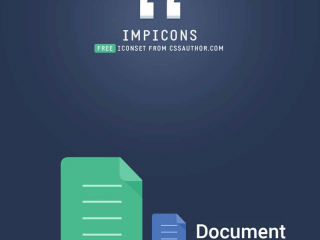 IMPICONS Modern Flat style Free Icon Set