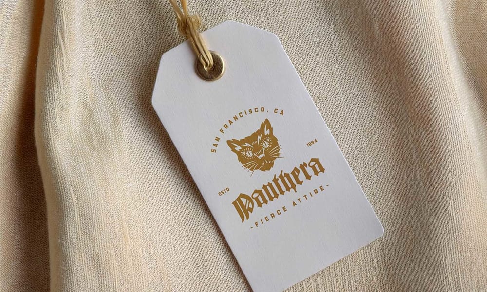 Apparel Label Tag Logo Mockup