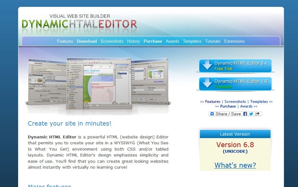 arachnophilia wysiwyg html web editor