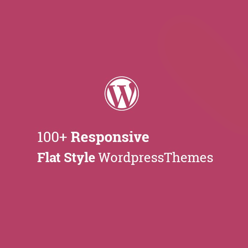 Responsive Flat Style WordPress Themes Latest Collection