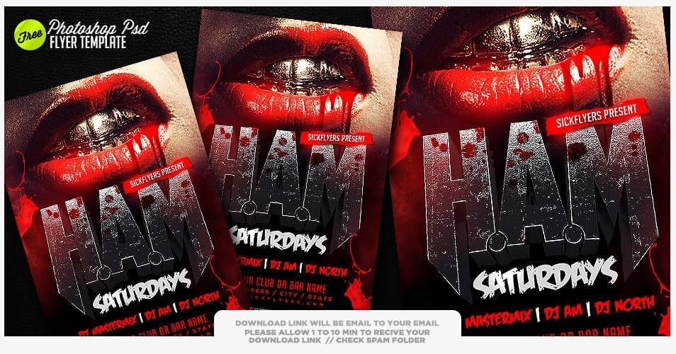 free halloween flyer template