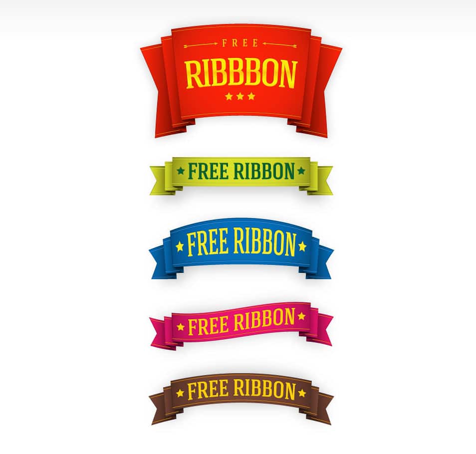 100+ Free Ribbons PSD & Vector Files For Your Designs » CSS Author