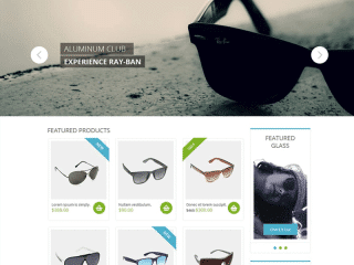 A Premium Quality Free Online Shop Website Template PSD