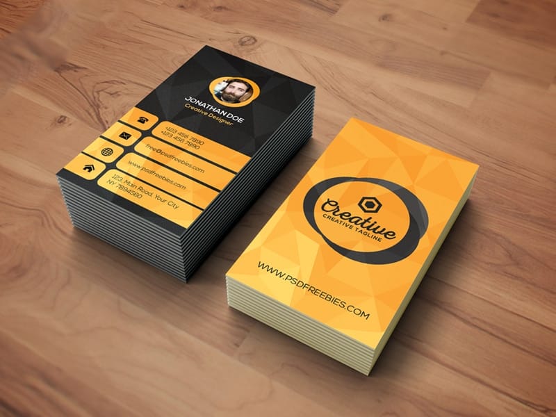 Agency Business Card Template PSD