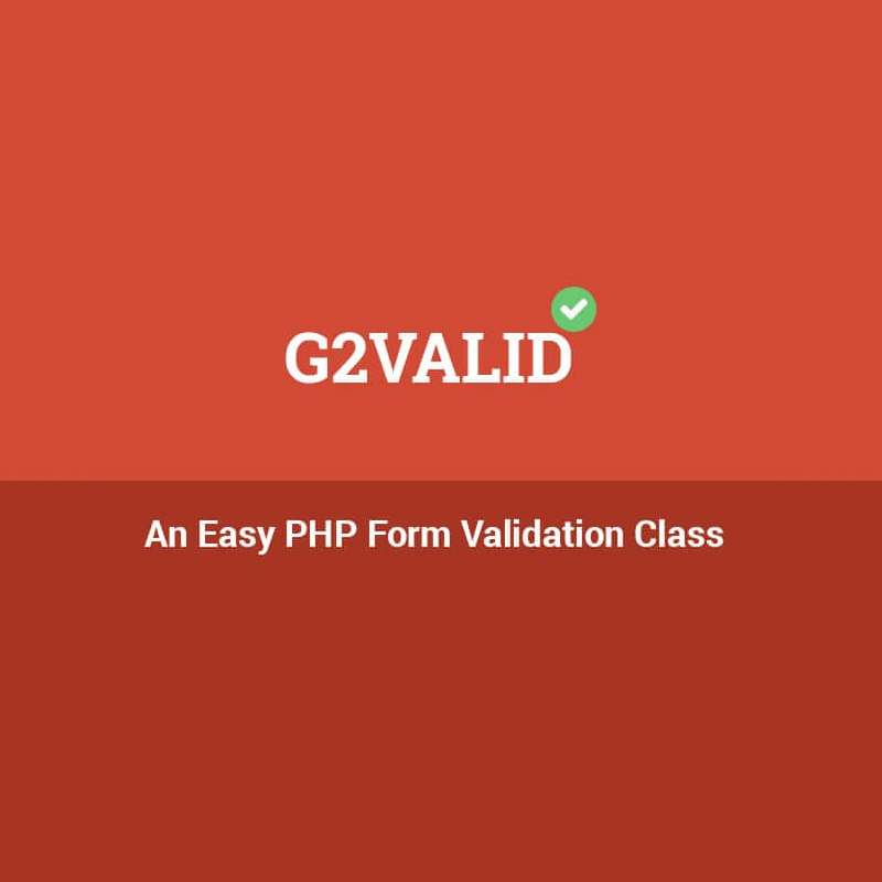 An Easy PHP Form Validation Class
