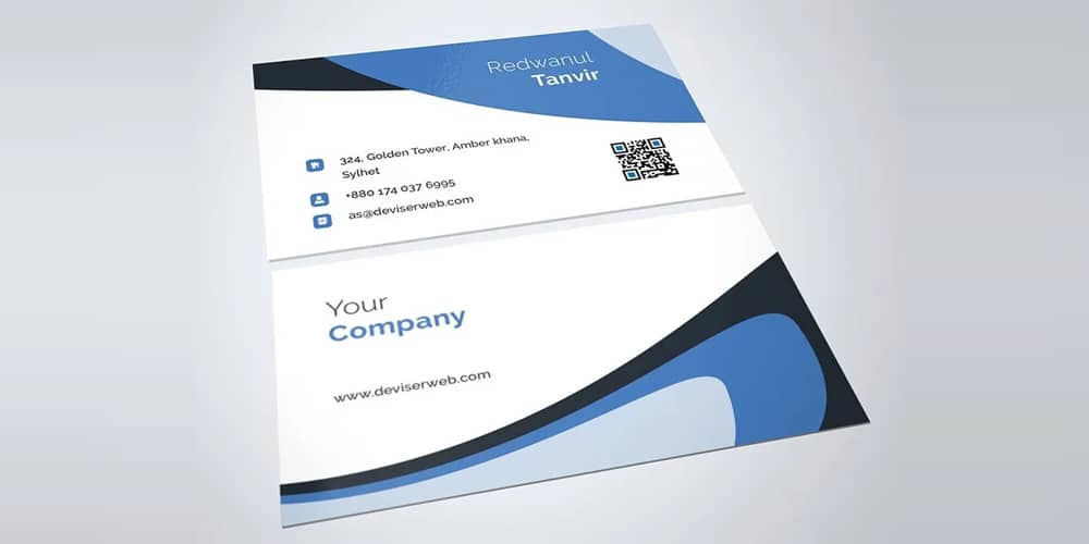 Brandica Corporate Business Card Template PSD