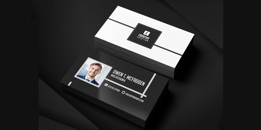 Business Name Card PSD