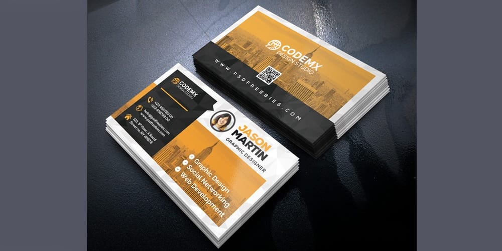 Clean Business Card Template PSD