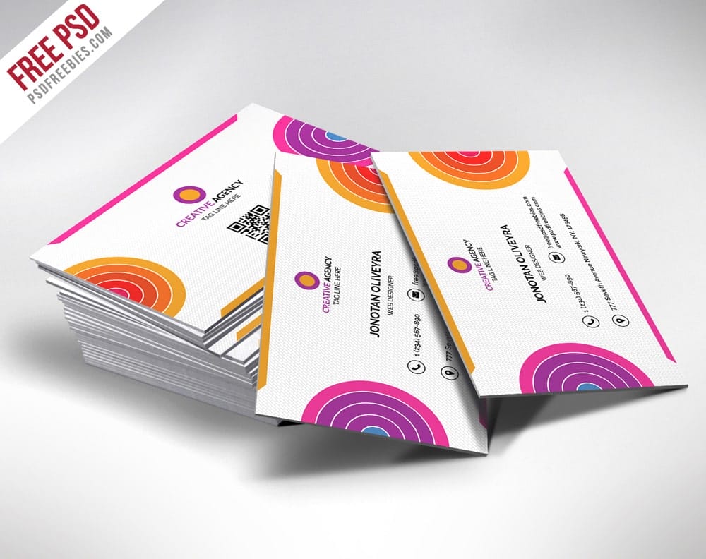 Colorful Business Card PSD