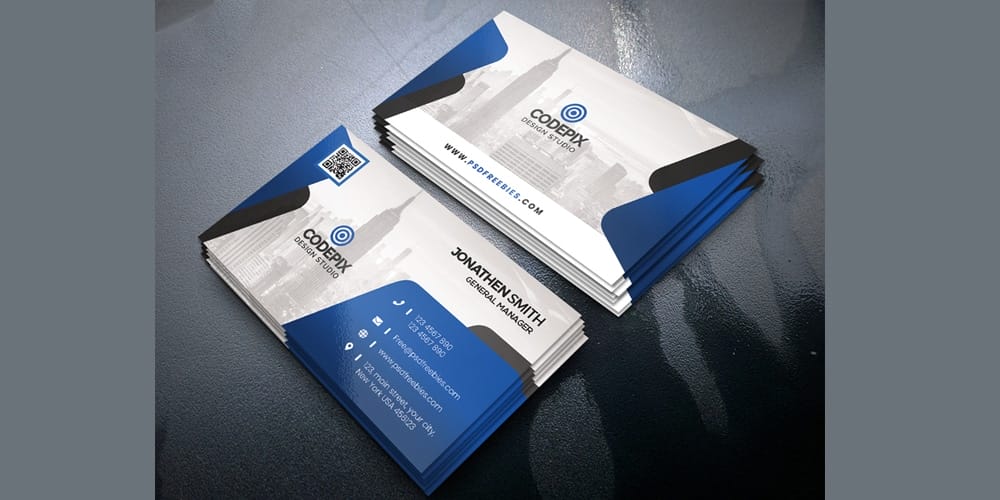 Corporate Business Card Templates PSD