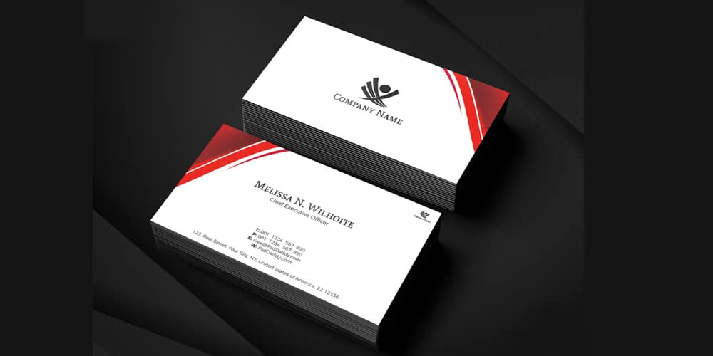 Corporate Business Cards Design PSD