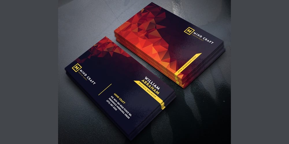 Creative Agency and Graphic Designer Business Card