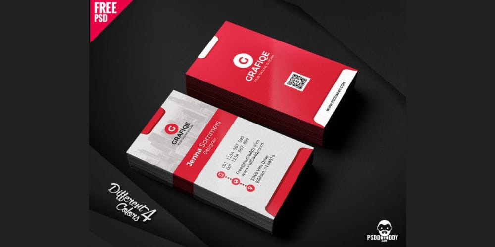 Creative Business Card Template PSD 