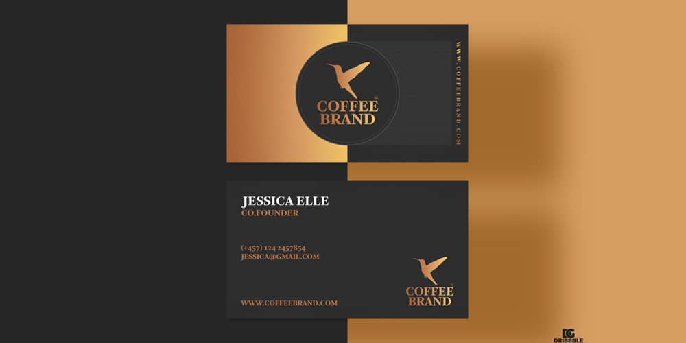 Creative Coffee Business Card Design Template