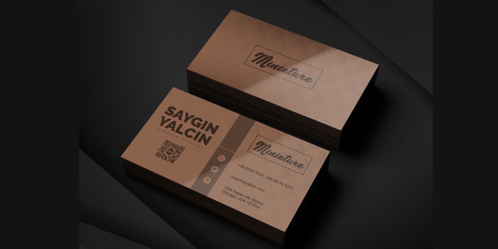 Creative Director Business Card Template PSD