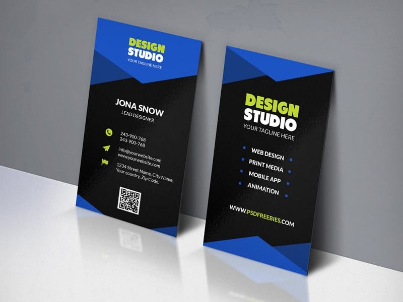 Design Studio Business Card Template PSD