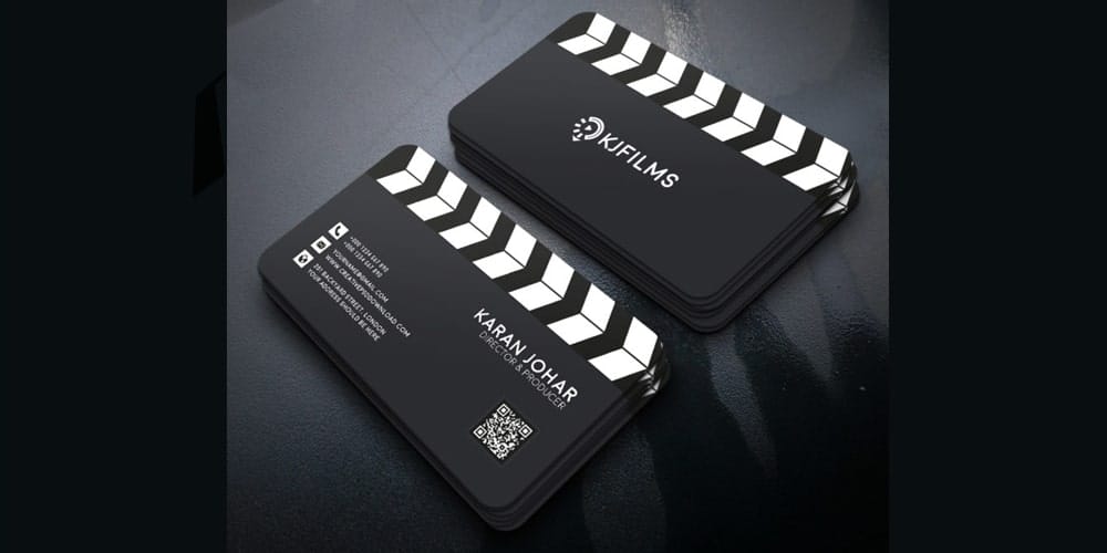 Film Clipper Business Card PSD