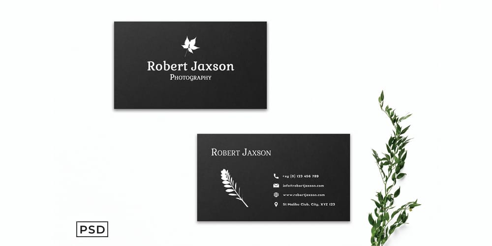 Floral Business Card Template