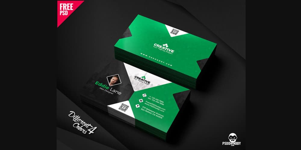 Free Business Card Design Templates PSD