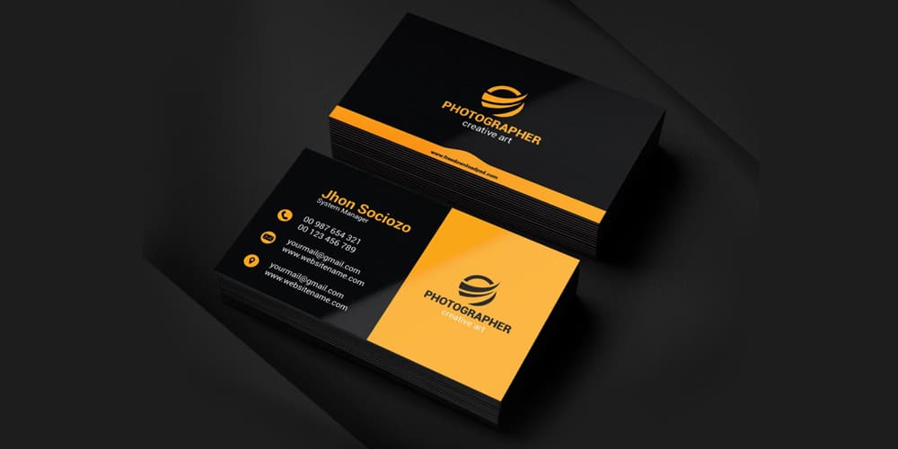Free Clean Business Card PSD
