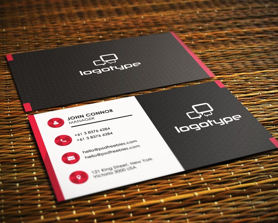 Free Corporate Business Card PSD 