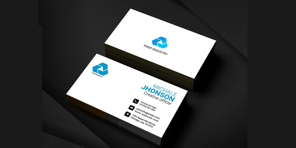 Free Corporate Business Card Template PSD