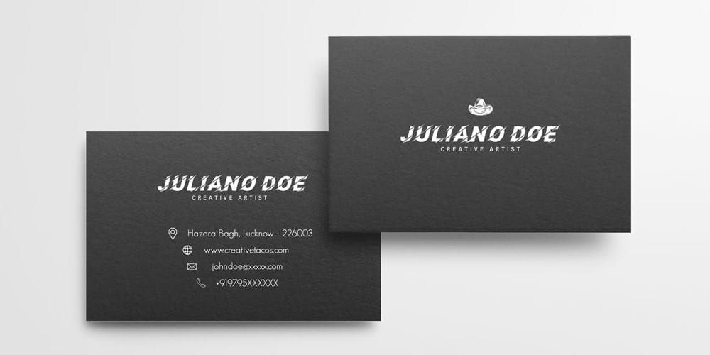 Free Creative Business Card Template PSD