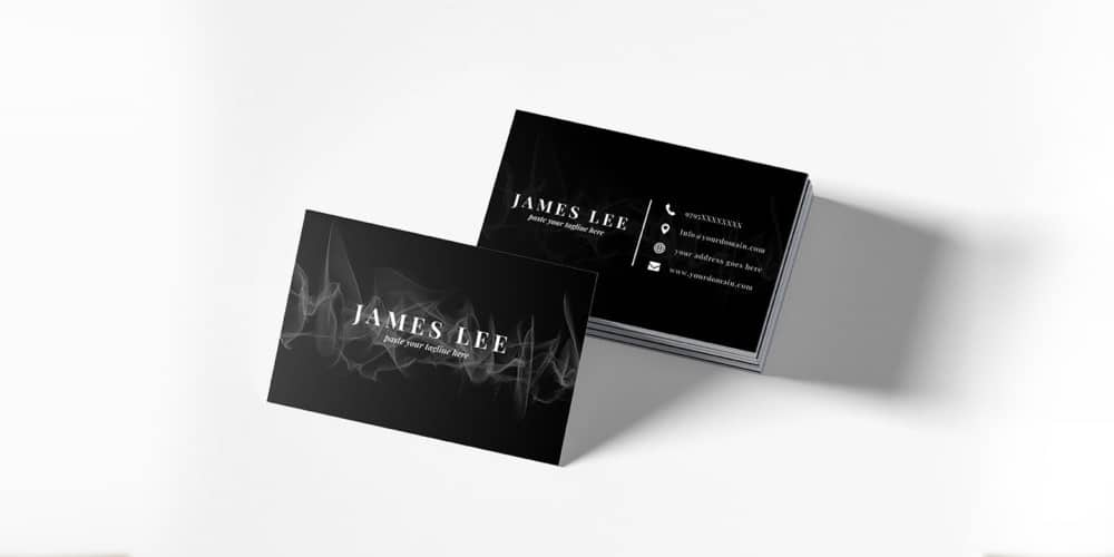 Free Elegant Business Card Template PSD