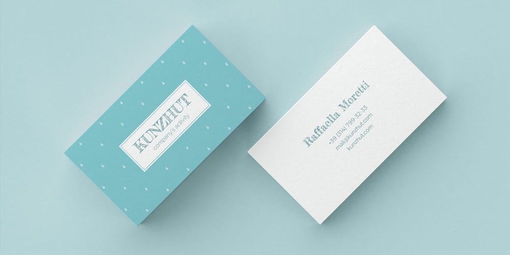 Free Kunzhut Business Card Template PSD