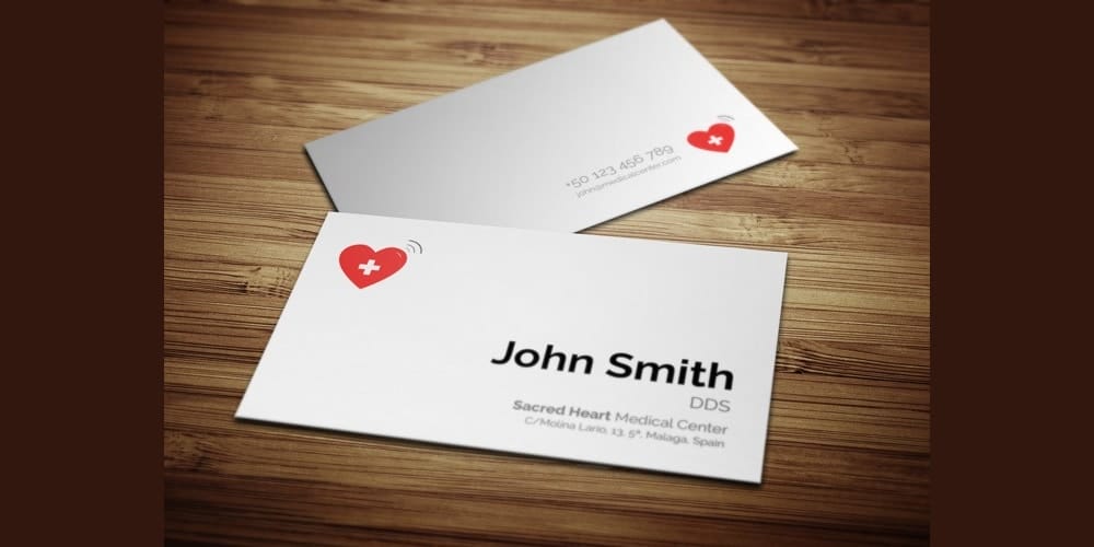  Free Medical Business Card Template PSD