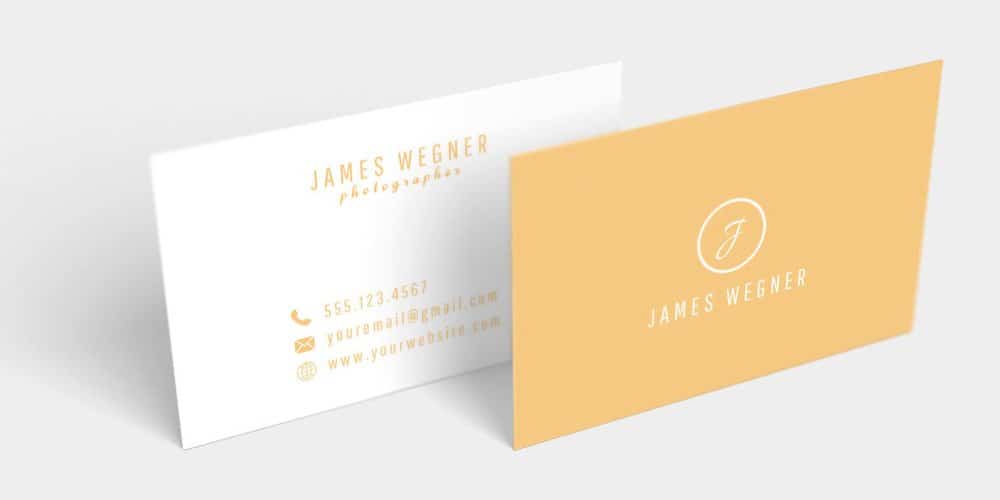 Free Modern Business Card PSD