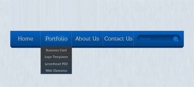 80+ Free Website Menu Navigation PSD Elements » CSS Author