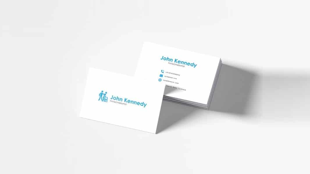 Free Physiotherapy Business Card Template PSD
