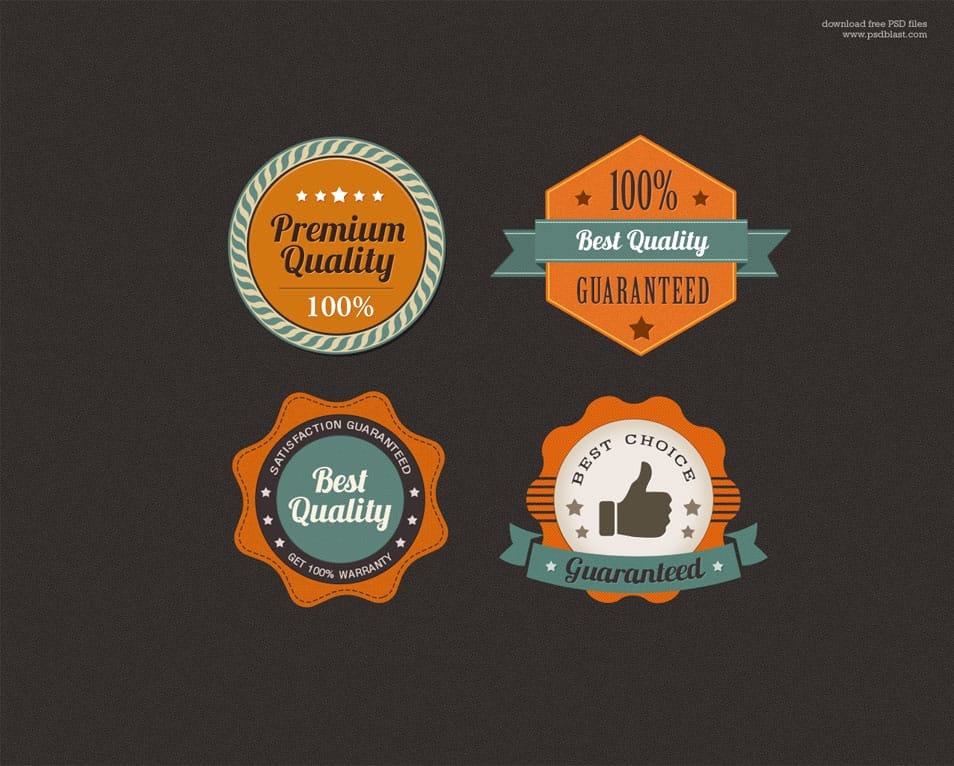 Free Premium Quality Web Badge (PSD)