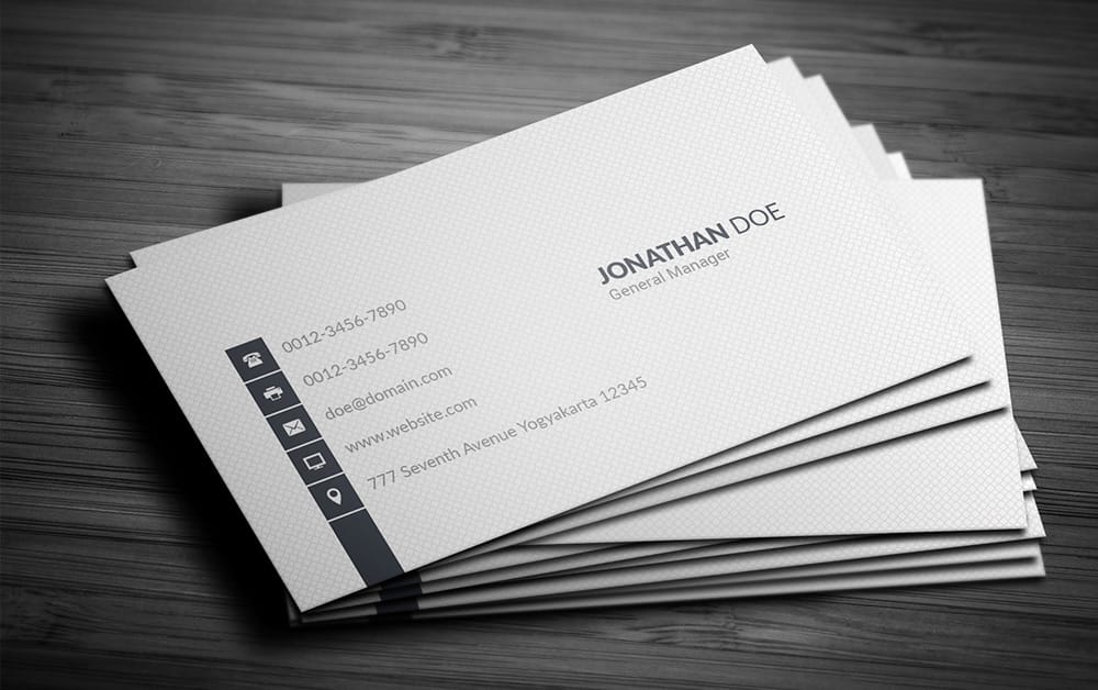 Free Simple Business Card PSD